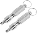 Zpana 2PCS Car Valve Core Removal Tool Keychain, Portable Stainless Steel by Zpana
