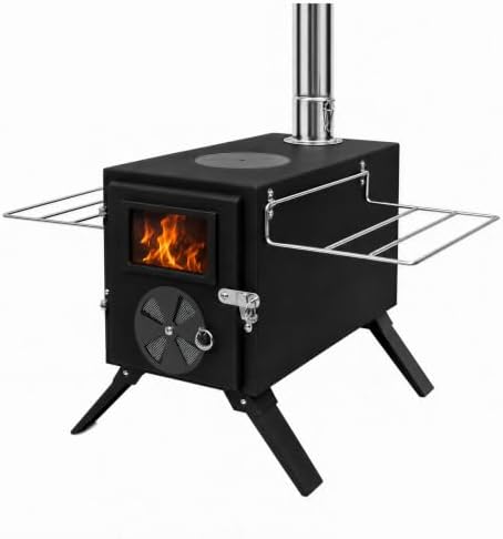 Wood Burning Stove, Portable Camping Stove by tounto