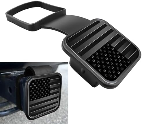 2 Inch Trailer Hitch Cover, Tow Hitch Covers, American Flag Tow Receiver Tube by Unknown