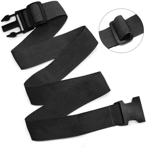 4 Pack Luggage Straps for Suitcases, Travel Belt Multiple Connector - Image 2