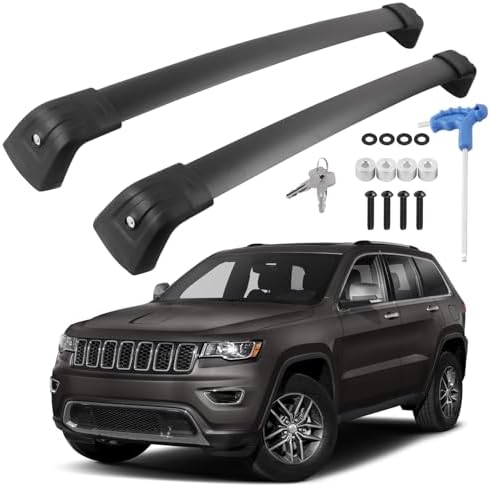 330LB Roof Rack Cross Bars Fit for 2011-2021 Grand Cherokee Cargo Bars by GDYDI
