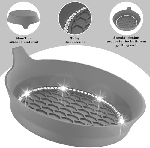 4 PCS Car Cup Coasters, Bling Cup Holder Coaster - Image 5