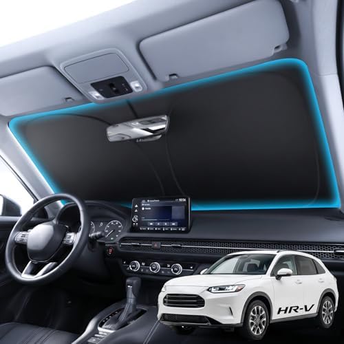 Wigoo for Honda HR-V Windshield Sunshade, Custom Fit, Keeps Interior Cool by wigoo