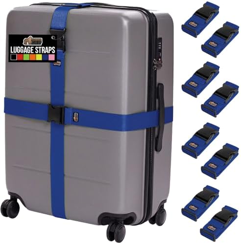 GORILLA GRIP Heavy Duty Luggage Straps by GorillaGrip