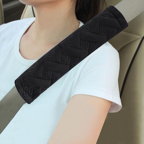 Amooca 2 Pack Seat Belt Covers Soft Shoulder Pad by Amooca