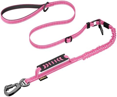 AUBELL Tactical Dog Leash Heavy Duty, 4-6ft No Pull Bungee Leash by AUBELL