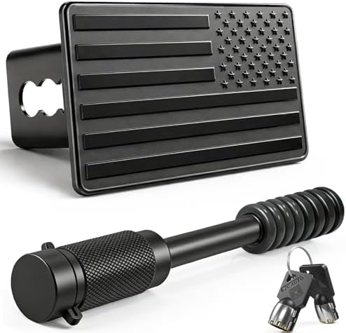 American Flag Reverse Trailer Hitch Cover 2 Inch by Unknown
