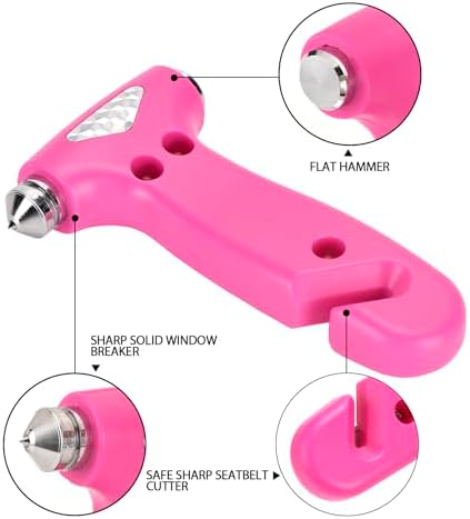 MOTORBUDDY Car Window Breaker Seatbelt Cutter and Emergency Glass Breaker - Image 3