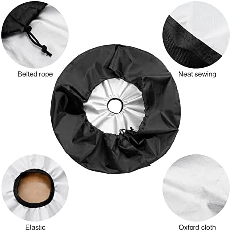 Delerain Spare Tire Cover with Backup Camera Hole Bear and Tree Wheel Covers - Image 5