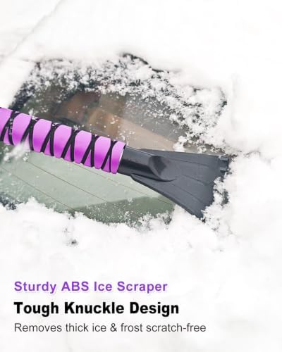 HEEYA Ice Scraper with 12.6 Inch Large Brush Head, Snow Brush - Image 5