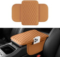 Amiss Car Center Console Cover, Upgraded Leather Car Armrest Cushion by Amiss