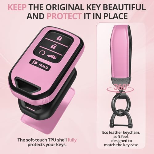 for Honda Key Fob Cover Accessories- Matte TPU Key Fob Cover - Image 3