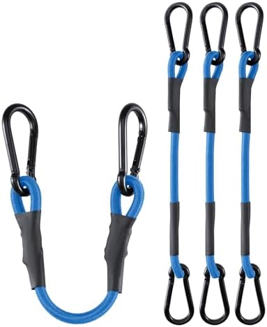 8 Pack 48" Heavy Duty Bungee Cords by LuckyStraps
