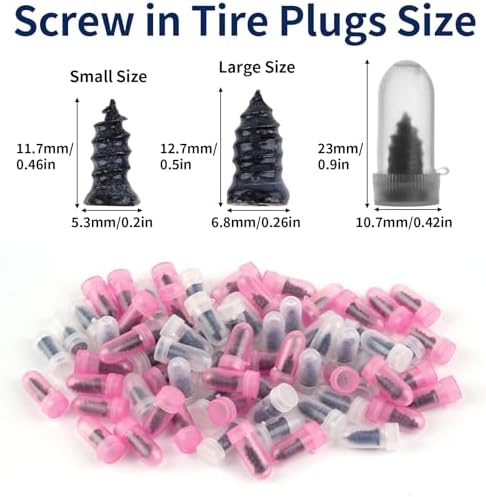 Tire Repair Screws 30 Pcs, Screw-In Tire Plugs Screw Type - Image 2