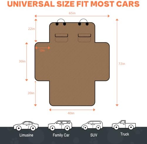 IVY&LANE SUV Cargo Liner for Dogs, Waterproof Trunk Cover Dog Car Seat Mat for - Image 2