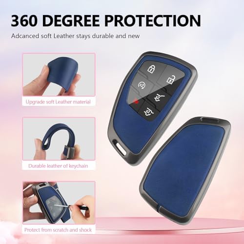 for Chevy Key Fob Cover PU Leather - Image 4