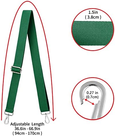 ZOOEASS Wide Shoulder Strap, Adjustable Replacement Belt Crossbody Canvas Bag - Image 3