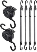60" Flat Adjustable Bungee Cords by LuckyStraps