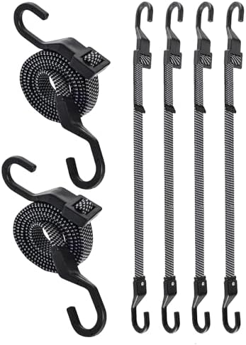 24" Flat Adjustable Bungee Cords by LuckyStraps