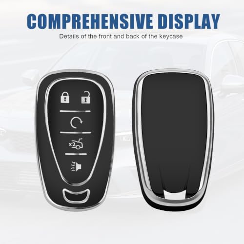 for Chevy Key Fob Cover, 5 Buttons TPU Key Cover - Image 4