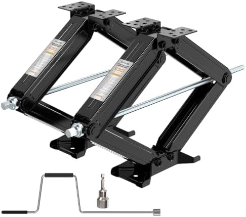YOMILINK 7500lbs RV Scissor Jacks, Stabilizer Leveling Heavy Duty Jacks by YOMILINK