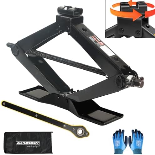 Scissor Car Lift Jack 2.5 Ton for Sedans, MPVs & SUVs, Compact Portable Cross - Image 2