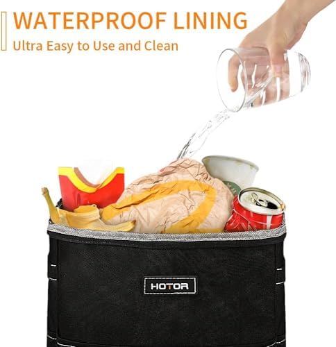 HOTOR Car Trash Can, Leakproof Car Organizer - Image 4