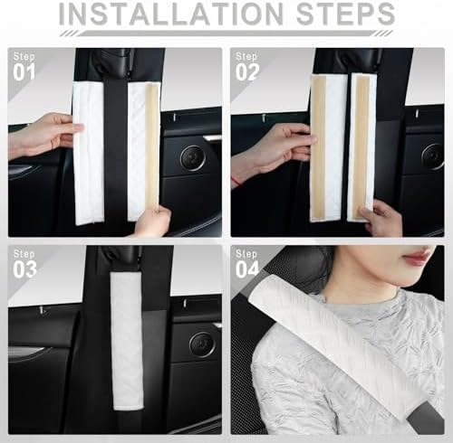 JUSTTOP 2-Pack Universal Car Shoulder Strap Pads Cover - Image 5