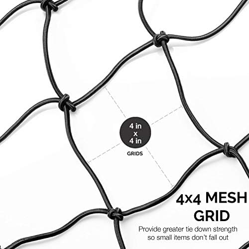 NEIKO 50971A 4'x6' Super Duty Cargo Net, Bungee Net - Image 4