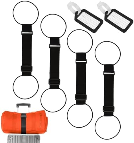 Luggage Strap Set, Adjustable Multi Use Luggage Connector Straps by Unknown