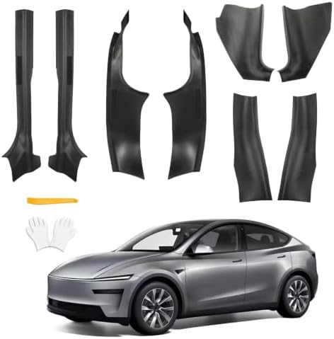 8Pcs Door Sill Protector for Tesla Model Y Juniper 2025 2026 Front and Rear by Welcometodoietc