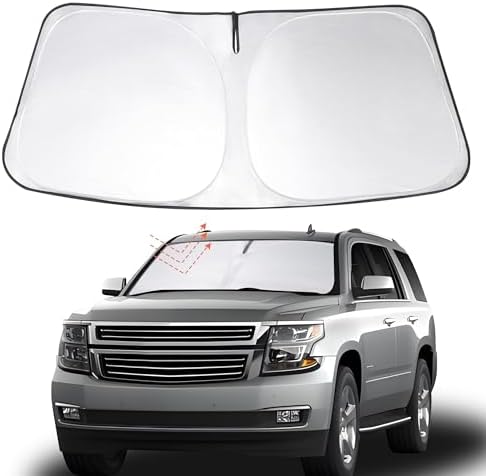 Windshield Sun Shade Sunshade for 2015-2020 Chevrolet Tahoe by LHFLIVE