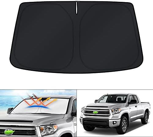 KUST Windshield Sun Shade for 2026 2025 2024-2007 Toyota Tundra Accessories by KUST