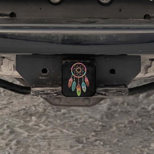Swono Dream Catcher Car Rear Hitch Covers Folk Bird Feathers Dream Catcher - Image 5