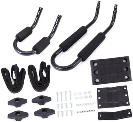 Detachable Kayak Canoe Roof Rack, 2 Pack Aluminum Foam Car Top Carrier - Image 4