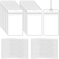 50 Pack Luggage Bag Tag Holders by koorito