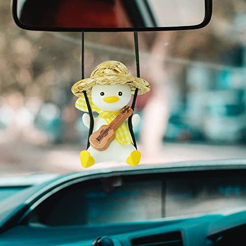 Cool Swinging Duck Car Hanging Ornament, Pendant Interior Rearview Mirror - Image 6