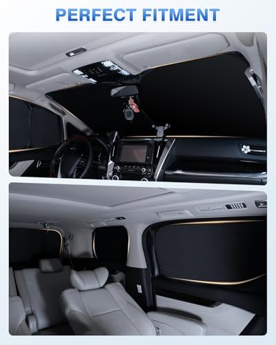 Canvcle Sunshades for Honda HRV 2023-2025 2026 HR-V Accessories Windshield Sun - Image 6