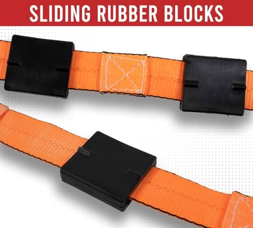 Mytee Products 2" x 9' Over The Tire Wheel Straps - Image 2