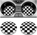 2 PCS Car Cup Coasters, 2.76 Inch Shockproof Auto Cup Holder Insert Coaster by RDXCV