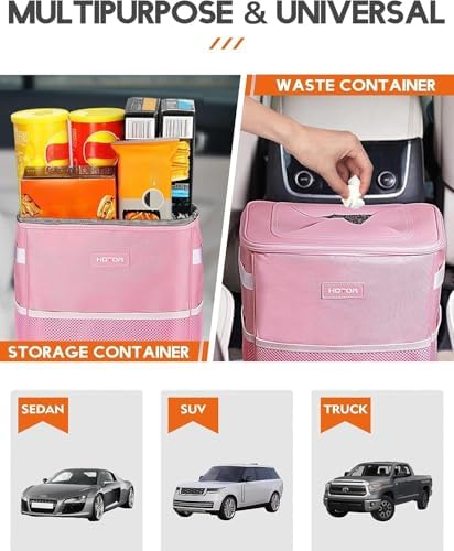 HOTOR Car Trash Can, Leakproof Car Organizer - Image 5