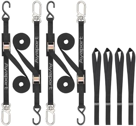 Ayaport Cam Buckle Tie Down Straps 10 feet by Ayaport