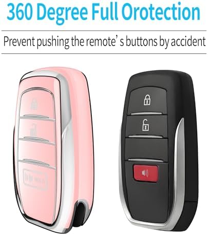 Tukellen for Toyota Key Fob Cover TPU Soft Protective Case for 2022-2026 - Image 4