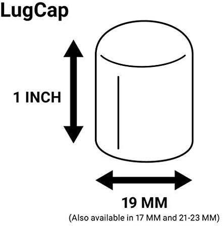 ColorLugs Vinyl Lug Nut Cover | Red | Flexible Fit Wheel Lug Nut Cap | Fits 19 - Image 4