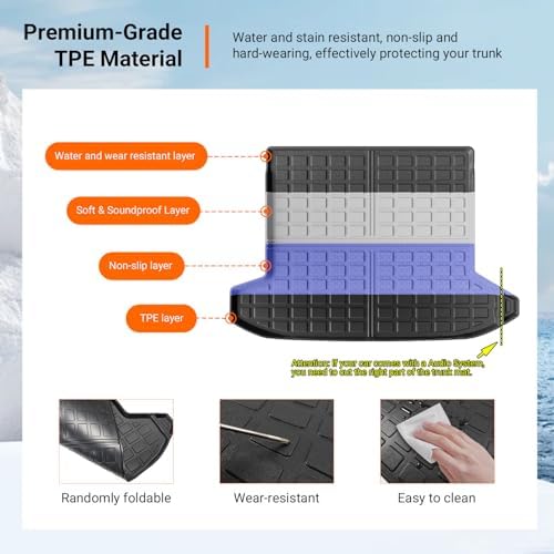 powoq Cargo Mat Trunk Mat Compatible - Image 5