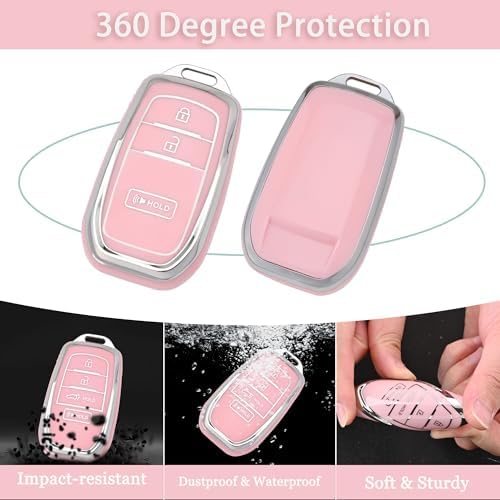for Toyota Key fob Cover, 3 Buttons Soft TPU Key Fob Case - Image 3