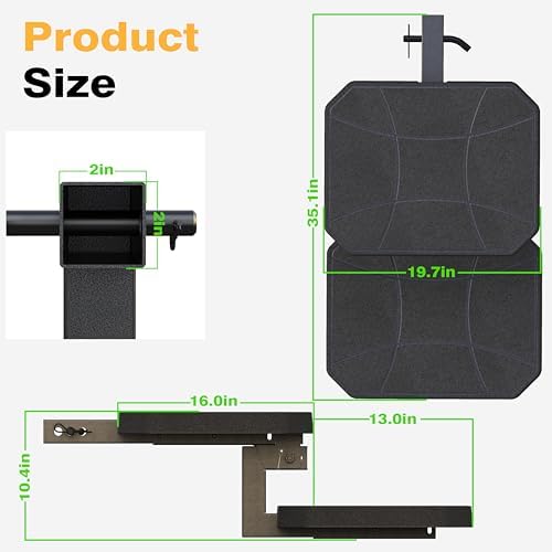 Dual-Step Foldable Pet Hitch Step, Foldable Two-Tier Flip-Out Dog Stairs Fits - Image 5