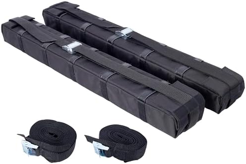 Premium Kayak Roof Rack Pads, Universal Car Soft Roof Rack, Kayak Carrier by Elountik