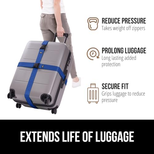 GORILLA GRIP Heavy Duty Luggage Straps - Image 5
