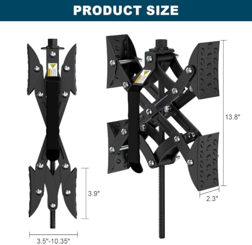 RV X Chocks Wheel Stabilizer for Travel Trailers, RV X-Shaped Wheel Chocks - Image 2